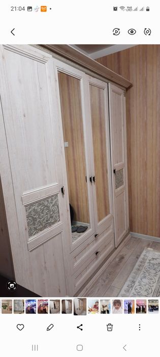 Продам шкаф молочный цвет