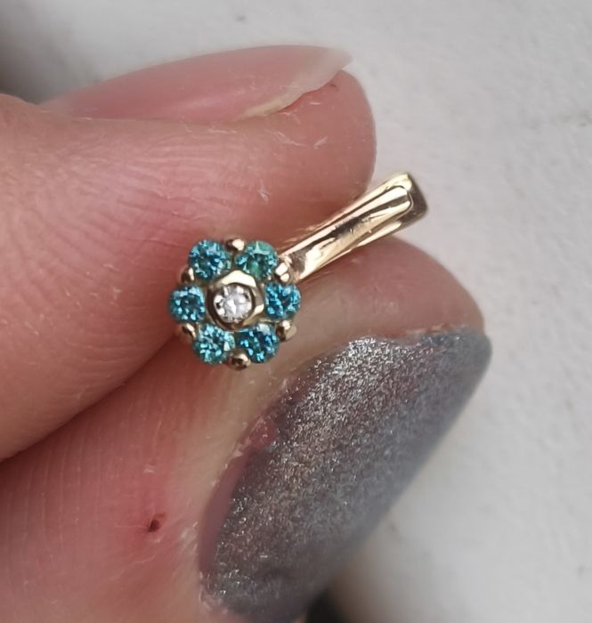 Детские серьги золото 585