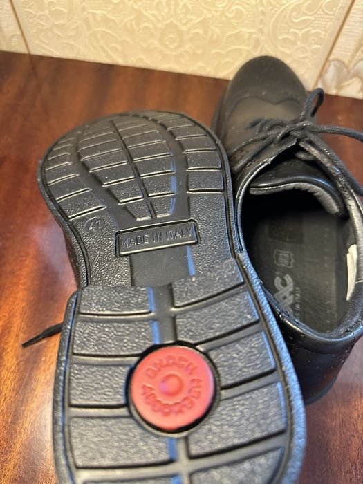 Итальянские кожанные туфли Oxford