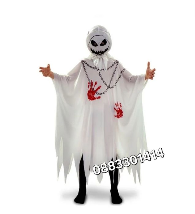 Карнавален костюм Призрак Хелоуин Дух Haloween