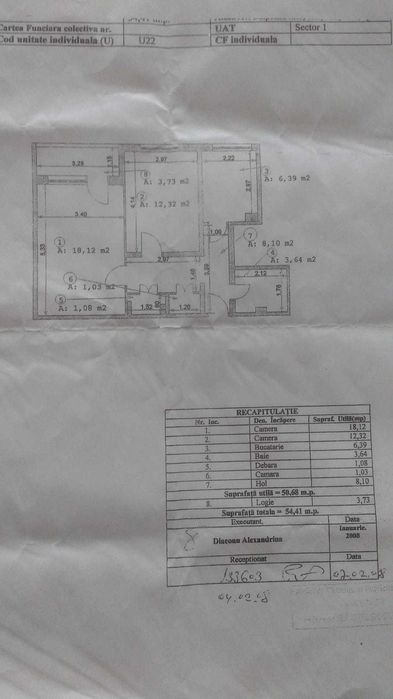 De vanzare apartament 2 camere Piata Domenii