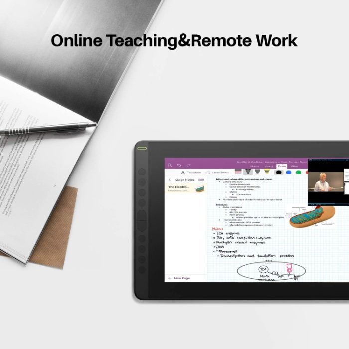 Графический планшет с экраном Huion Kamvas 16 + Подставка