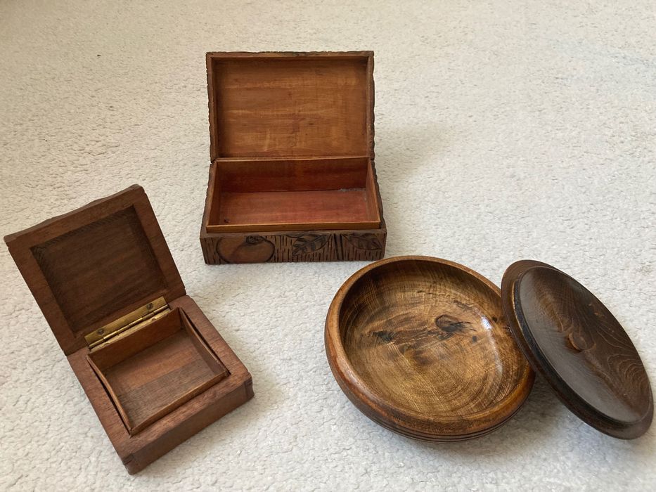 Стари дървени кутии за бижута