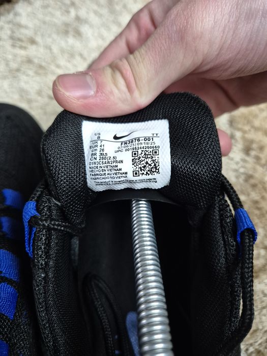 Nike Air Max 95 Essential Black/Royal Blue - Mărimea 41 - Noi