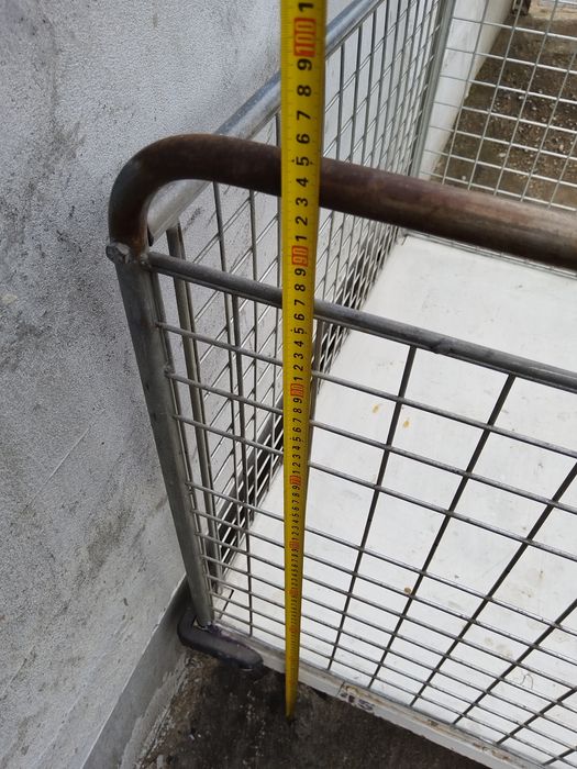 Стара Соц Товарна Количка Панелна Товарна Количка За Складове.