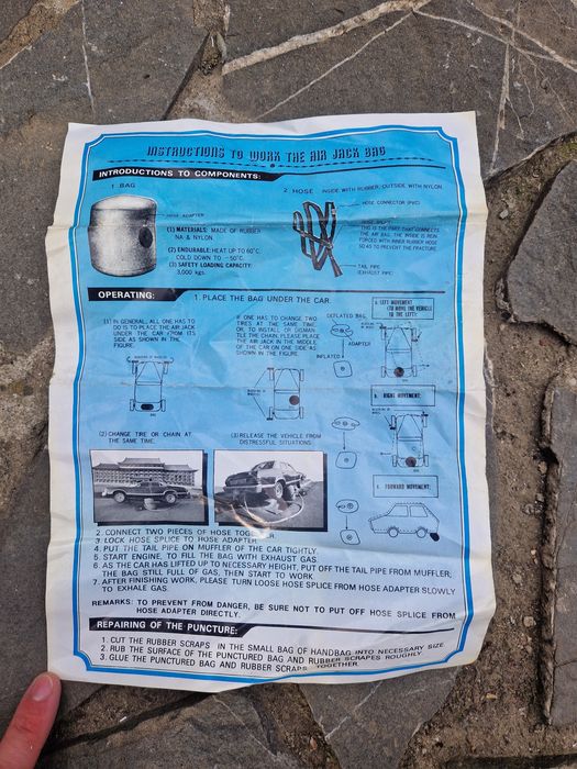 Cric gonflabil offroad