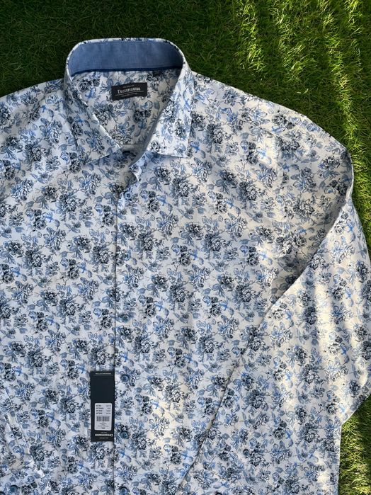 Мъжка риза : Dressman Shirt Cotton Premium Flower XXL