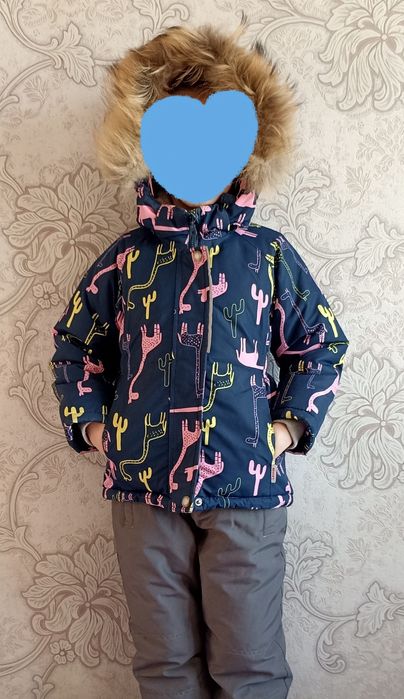 Зимний комбинезон для девочки