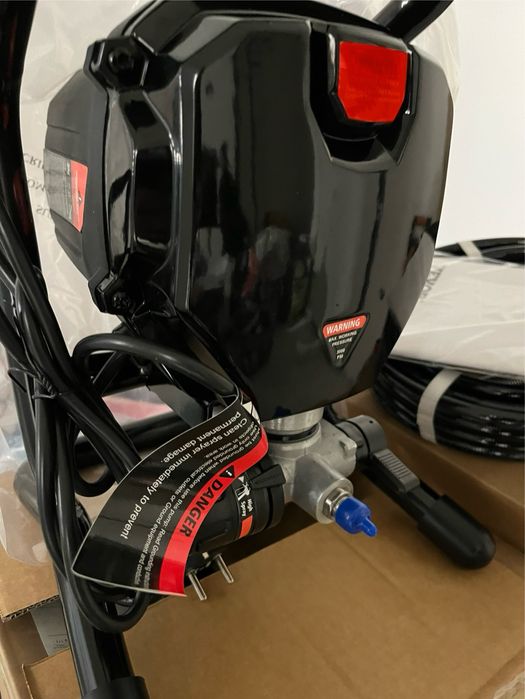 Машина за безвъздушно боядисване с регулиране на налягането 1,2 л/м. !