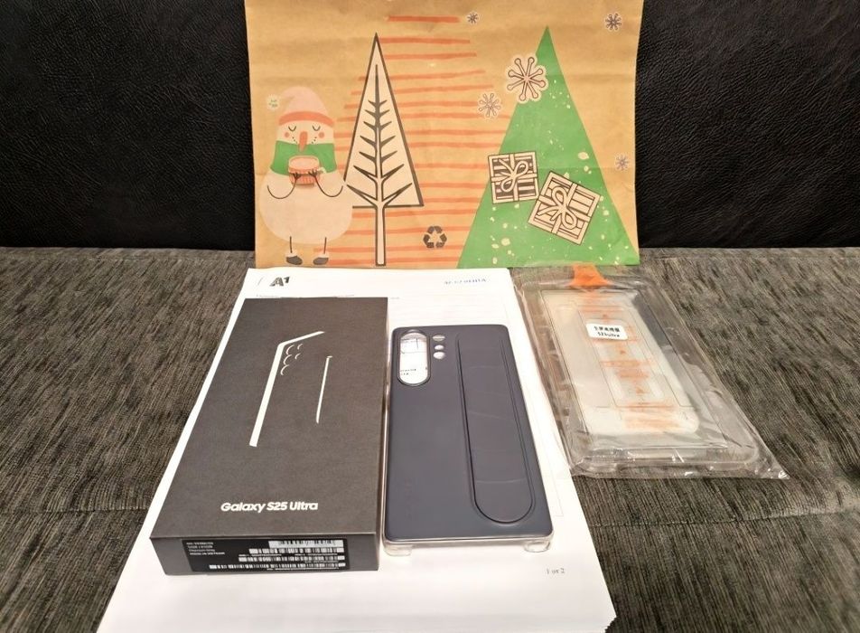 КАТО НОВ 512GB Samsung S25 Ultra A1 Гаранция 2027 Gray | Сив