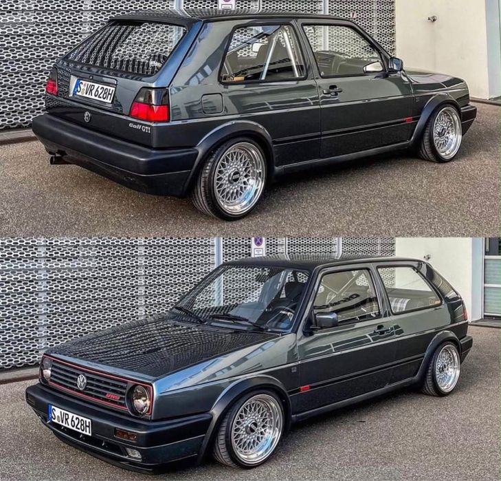 Передний задний бампер на гольф2 gti