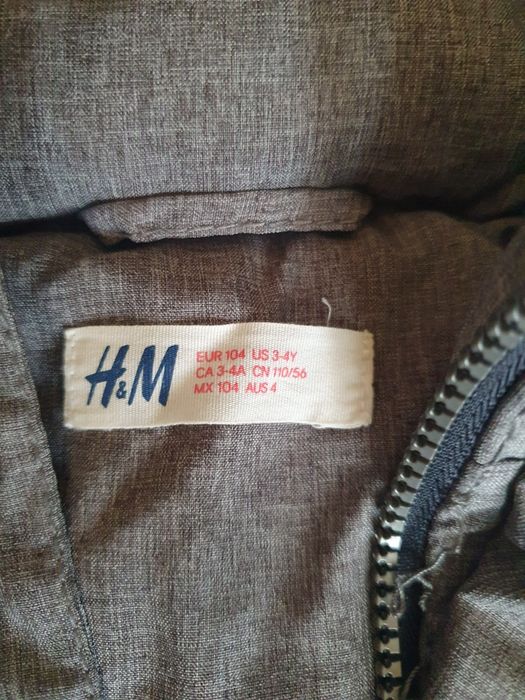 Зимни якета и грейка-НМ,Бенетон 3-4г.