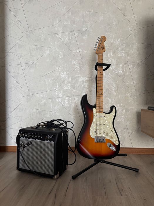 Гитара и колонка