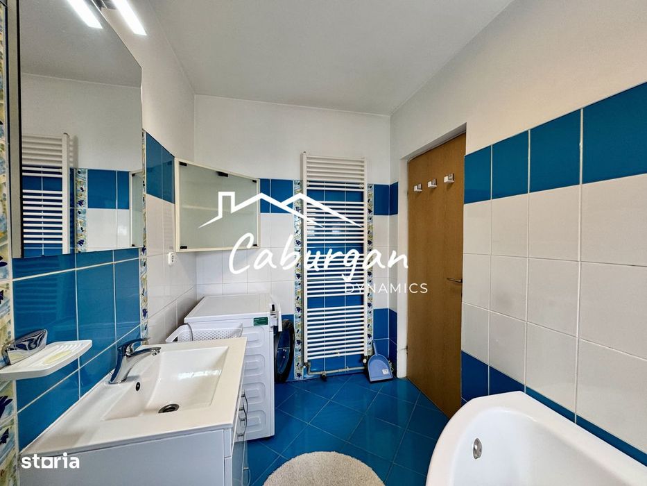 Apartament cu 3 camere, 76mp utili, mobilat, orientare Estica