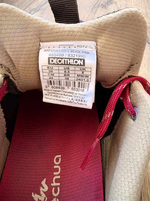 Quechua оригинални, почти нови обувки 38
