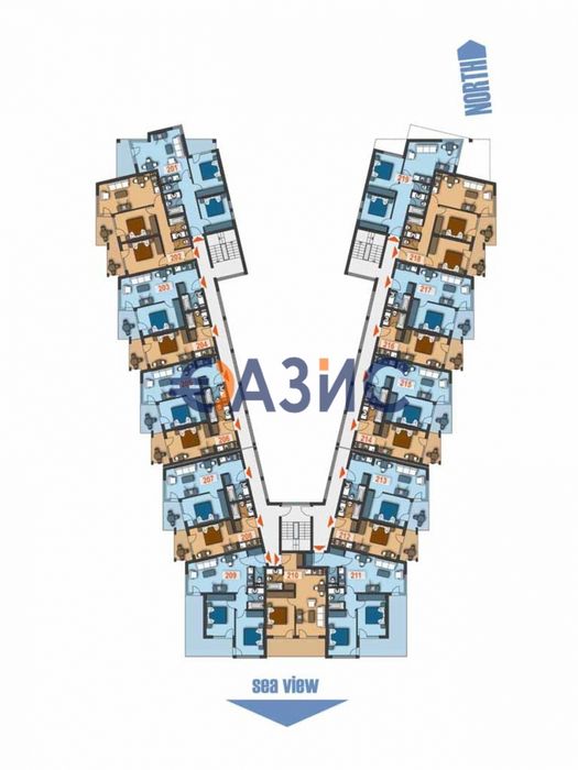 Продава се Едностаен апартамент в Свети Влас - 8 кв.м за 3233 €/кв.м - Снимка #11
