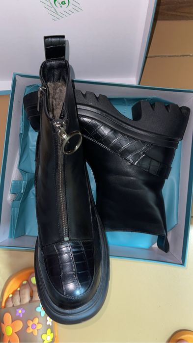 Сапоги кожа, новые