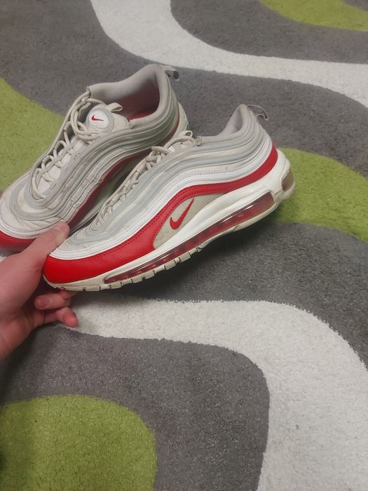 Nike air max 97 red and white