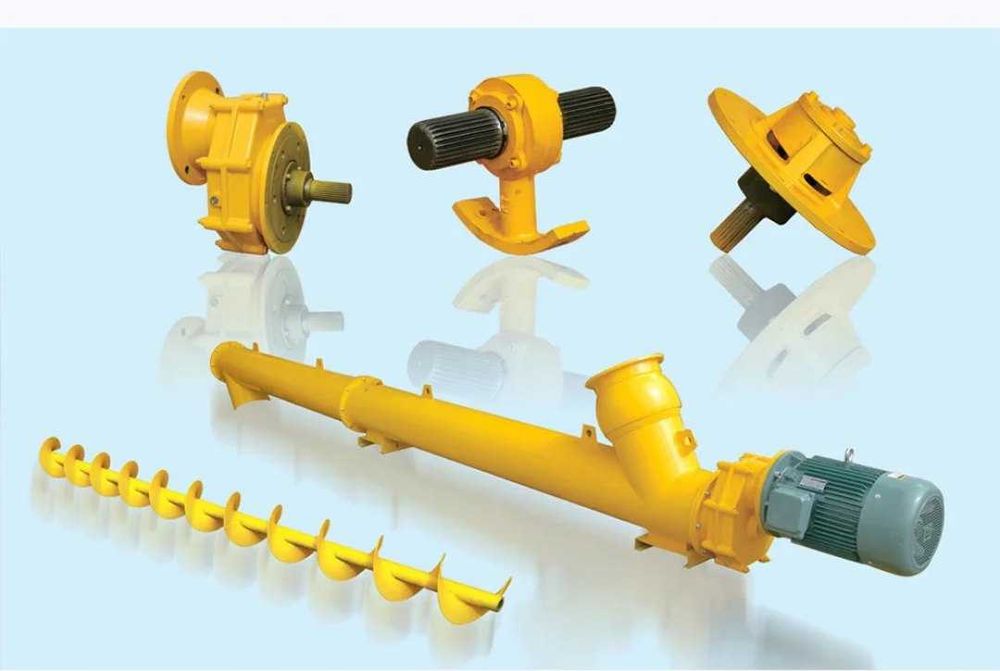 Шнек спиральный с редуктором