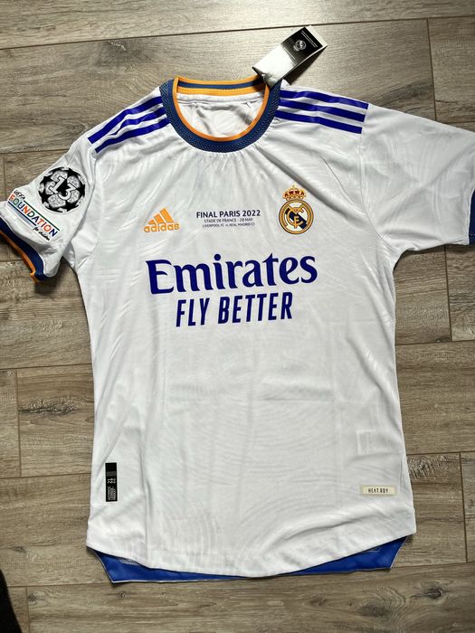 Tricou de fotbal Adidas Real Madrid Finala Champions league 2022 Paris cu Luka Modric 10 marime M