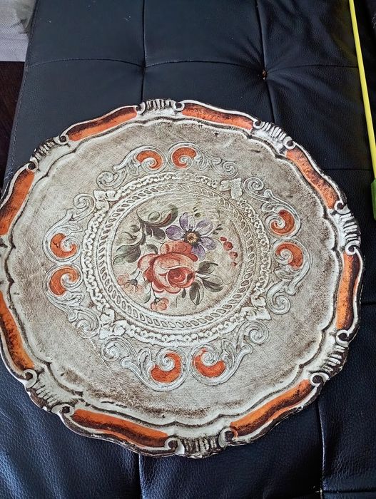 Tava vintage din lemn