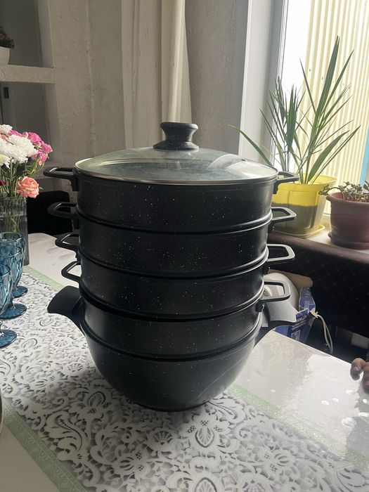 Мантоварка б/у, бірақ жаңа 3-4 пайдаланылған.