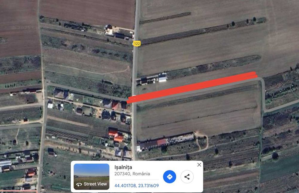 Teren de vânzare-Ișalnița, zonă în dezvoltare,ideal pentru construcții
