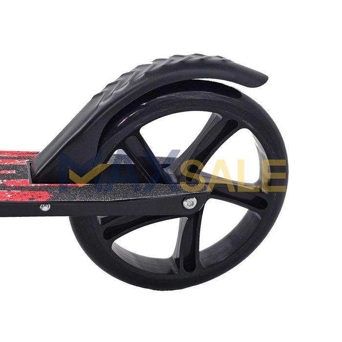 Детски скутер scooter тротинетка сгъваема черно/червено колело