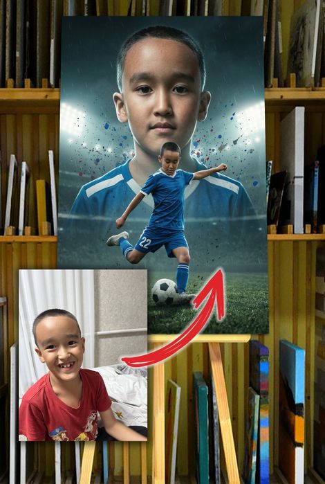 Постер с вашей фотографии