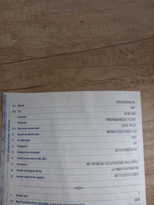 Autovehicul pt dezmembrări