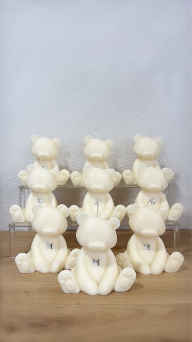 Букет от соеви свещи,цветница,Великден