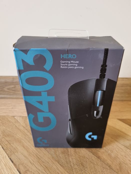 Mouse gaming Logitech G403 Hero 16K DPI, Negru