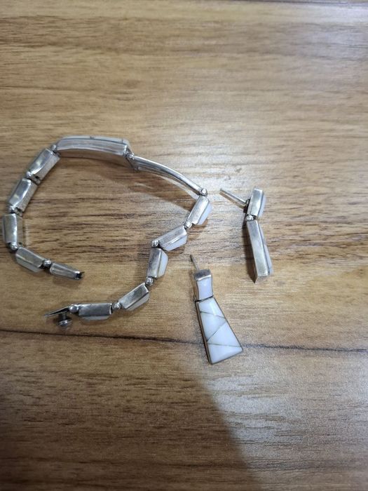 Продам комплект из серебра 950 пробы. Производство Мексика. Винтаж