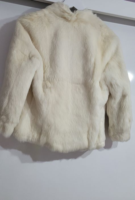 Меко палтенце от естествена кожа заек