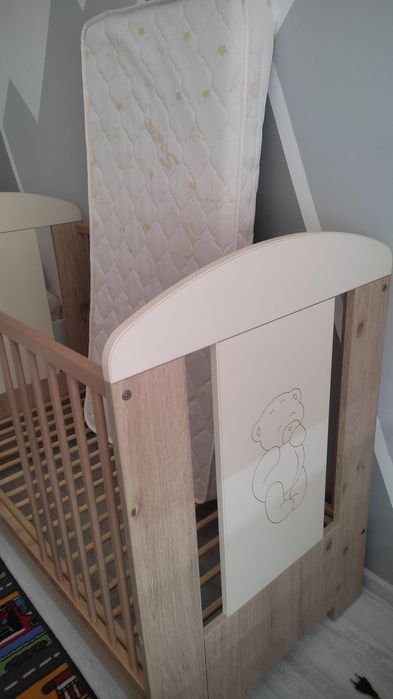 Дървена бебешка кошара 120*60