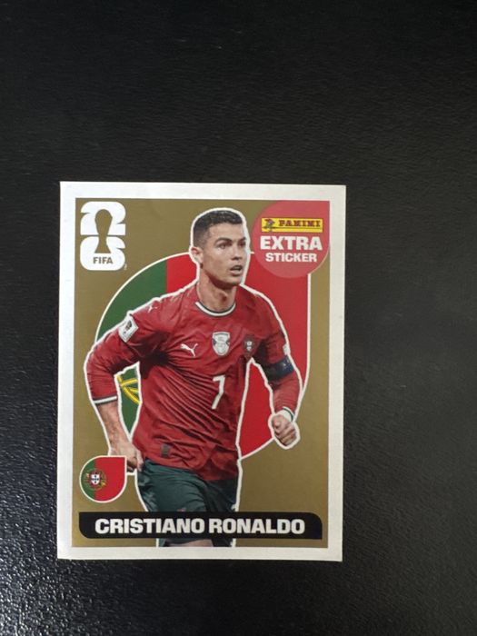 Extra Sticker Gold Cristiano Ronaldo WorldCup 2026