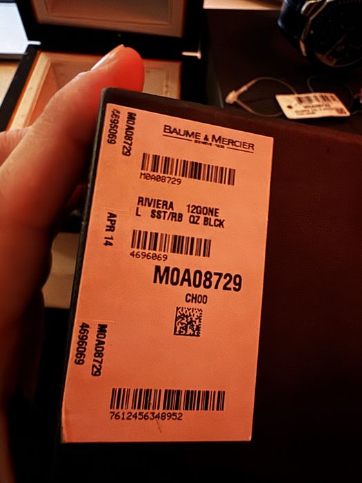 Set 2 x Baume & Mercier Riviera – cronograf + model cu diamante