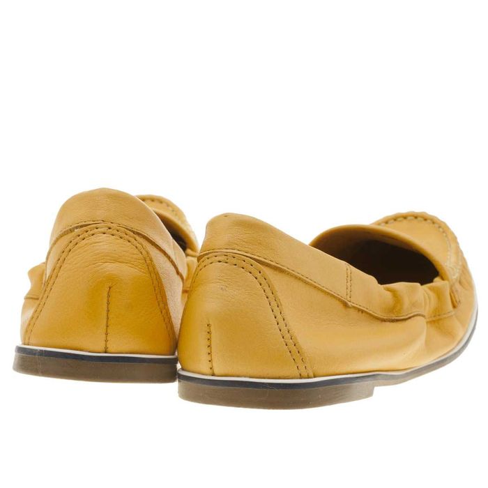 HUSH PUPPIES № 38 – Дамски еспадрили ест. кожа "YELLOW KARLOTTA" нови