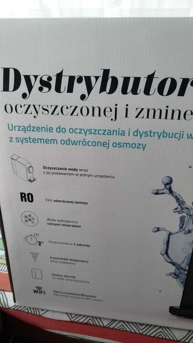Диспенсър за пречистване на вода чрез система за обратна осмоза