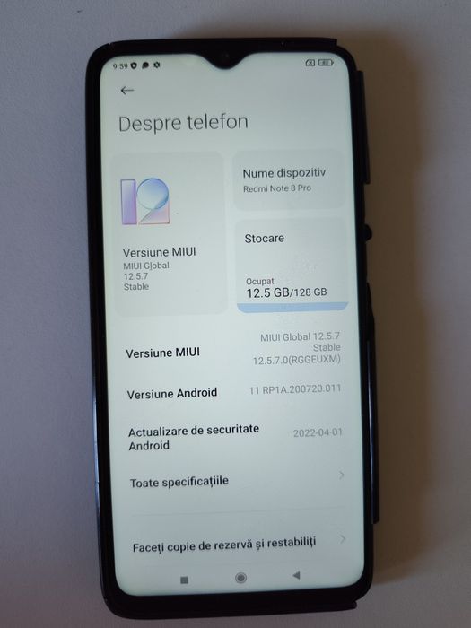 Telefonul Xiaomi Redmi Note 8 Pro