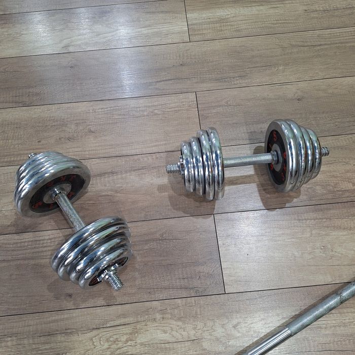 Продаются гантели разборные по 20 кг + гриф