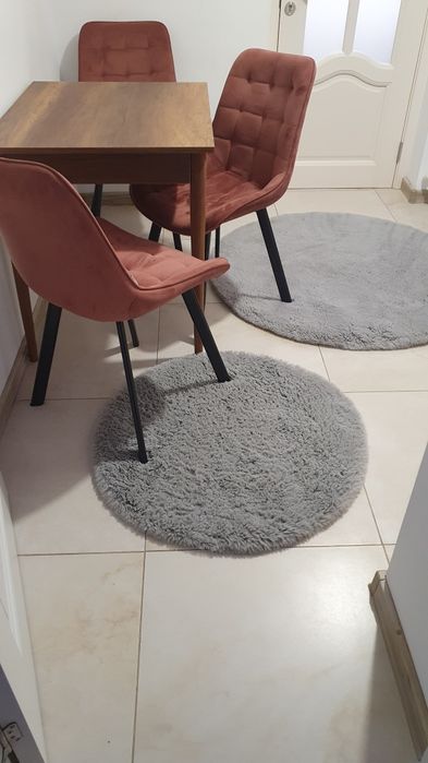 Masă, scaune , covoare ..