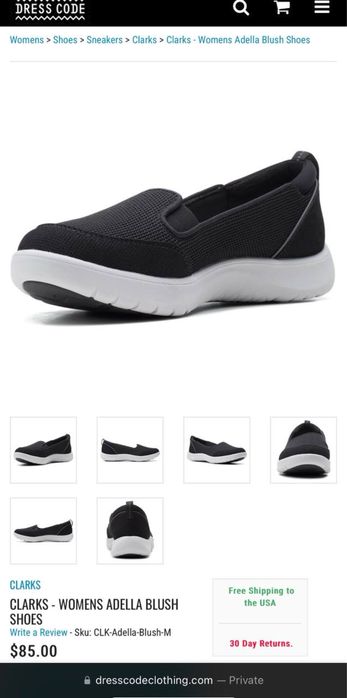 Clarks, Adella Blush. Слипоны из США. Оригинал. Разм 41