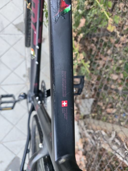 BMC Alpenchalenge 02 Хибрид велосипед 8 скорости вътрешни Shimano L размер Хидравлични дискови Швейцарски велосипед Алуминиев