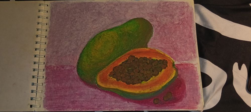 Desen original in pastel-Papaya