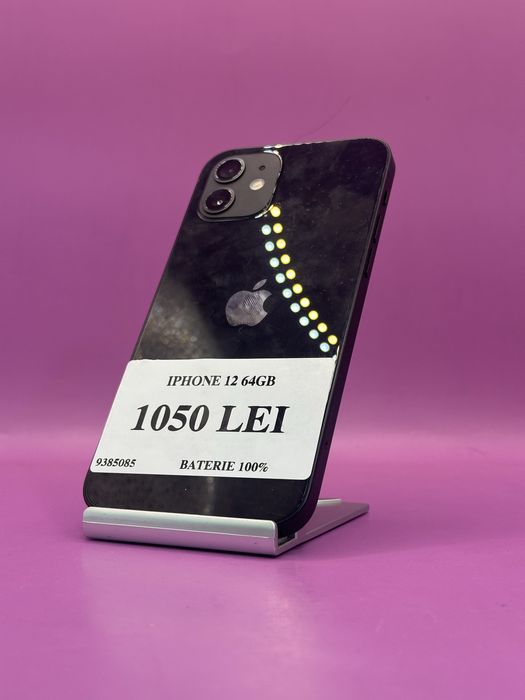 Iphone 12 64Gb 100% •Amanet Matei Crangasi•93850