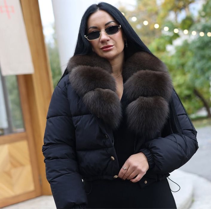 Яке с естествен косъм