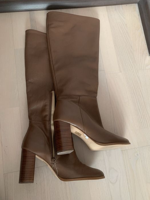 Намалена цена! Кожени ботуши Office London