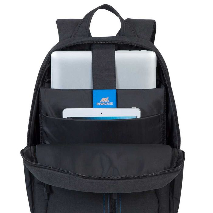 ^ Рассрочка на сумку RIVACASE 7560 black Laptop Canvas Backpack 15,6"