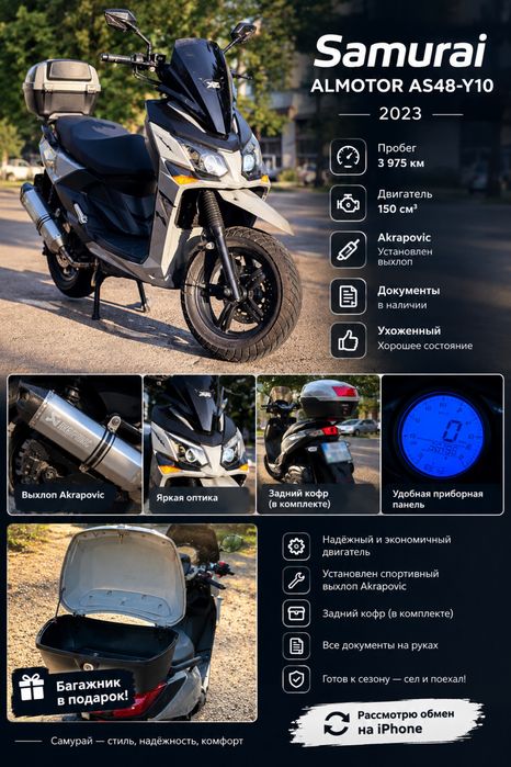 Samurai ALMOTOR AS48-Y10 2023 | Akrapovic | Документы
